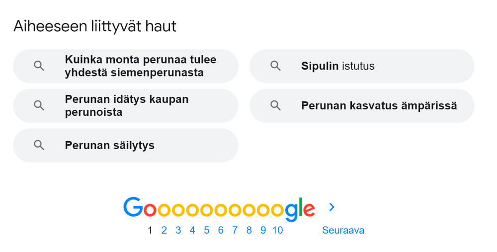 Ihmiset kysyvät myös Googlesta